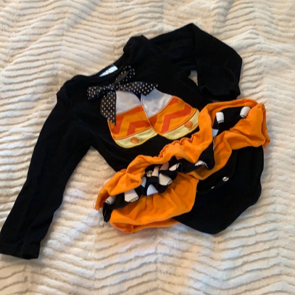 Candy Corn Long Sleeve Onesie